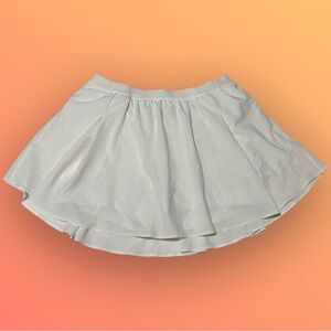 Lululemon Athletica White Skater Skirt w/ Pockets